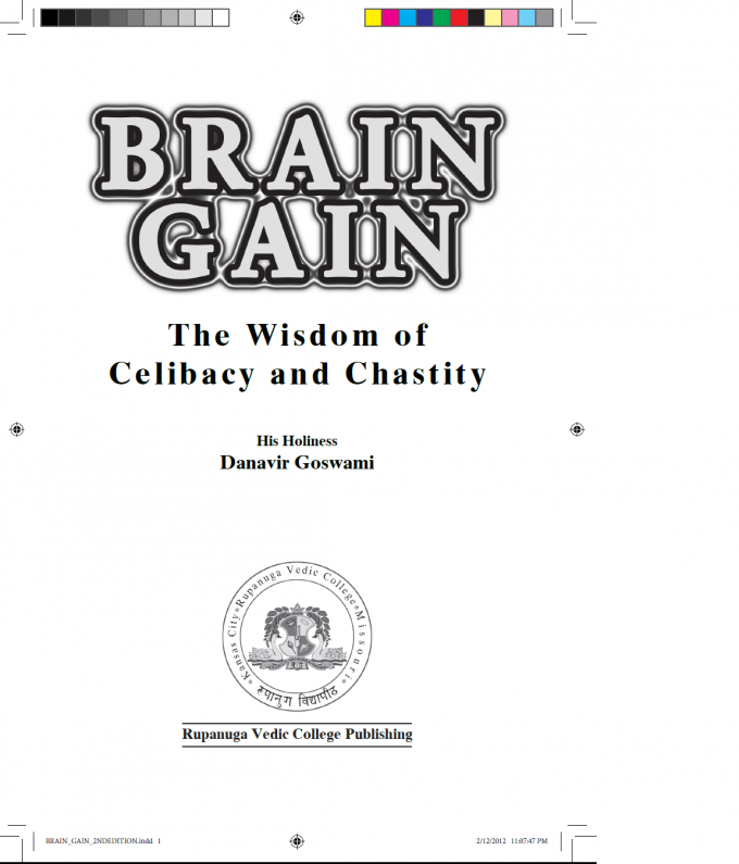 Brain Gain – The Wisdom of Celibacy and Chastity Books 4
